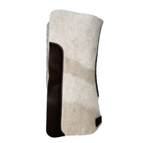 Selle anglaise pour cheval, rembourrage profilé, feutre 100% laine, cuir de vache 100%, vente en gros en Inde - Product Image 2