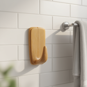 วีแอล ตะขอแขวนเสื้อผ้าลายไม้ FESTIVA ตะขอไม้ดีไซน์หรูหราพร้อมลวดลายประณีตสำหรับจัดเก็บเสื้อผ้า - Product Image 3