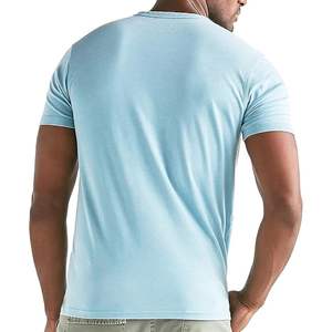 "T-shirts pour hommes en gros les plus vendus | T-shirt de poche avec logo personnalisé OEM | Chemises en coton décontractées de haute qualité à vendre - Product Image 2