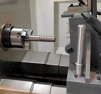 Torno CNC de Cama Plana de Alta Resistencia PG46, Máquina de Fresado Lineal con Sistema de Control GSK/KND