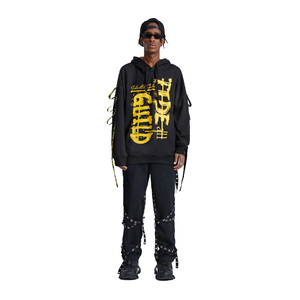 Vêtements décontractés de marque personnalisée sweats à capuche vente en gros de sweat à capuche streetwear de couleur pure pour hommes - Product Image 6