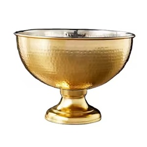 Custom Design Metal Bowl Reindeer Handles with Silver Plating Stainless Steel <b>Wine</b> & for Champagne Cooler for Party - Product Image 6