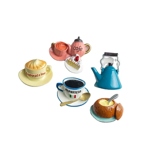 Imanes de <span class=keywords><strong>nevera</strong></span> de resina creativos en 3D al por mayor, <span class=keywords><strong>Mini</strong></span> imanes de <span class=keywords><strong>nevera</strong></span> de resina para decorar tazas de comida - Product Image 1