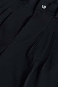 Pantalon pour homme semi-formel, coupe ample coréenne, écologique, respirant, en polyester/coton teint en fil, personnalisable, élégant et confortable - Product Image 6