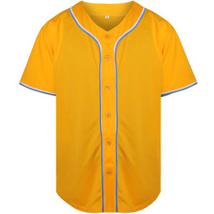 Personalizar bordado béisbol Jersey estilo camisa de secado rápido transpirable venta al por mayor 100% poliéster Jersey cómodo servicio OEM - Product Image 2