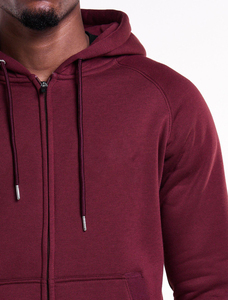 Vente en gros : Sweat à capuche zippé en molleton épais de qualité supérieure pour homme, personnalisable avec logo, style streetwear, hiver, couleur unie, design adaptable - Product Image 5