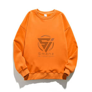 Sweat-shirt unisexe personnalisé à manches longues en tissu éponge respirant à col rond coupe classique pour le printemps - Product Image 6