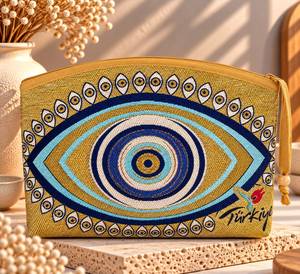 DAFNI BIG PAZAR Hand Embroidery Printed Mini <b>Fabric</b> <b>Wallet</b> Bag Women Mother's Day Promotional Apparel Model 577 - Product Image 4
