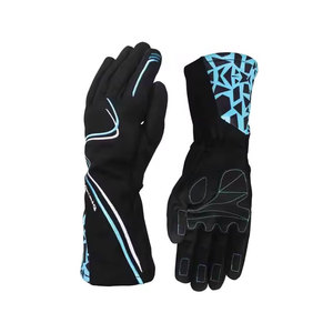 Transpirable Anti Slip Palm Karting Kart Unisex Nomex Guantes Custom Karting Kart Nomex Guantes - Product Image 2