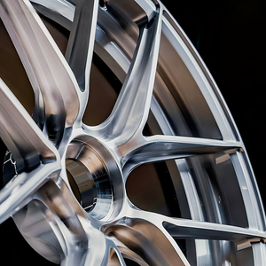 Rines Forjados ZL Brush Silver de 17-24 Pulgadas 5x100/5x112/5x114.3/5x120/5x115 para BMW M4/M5/330i/340i <span class=keywords><strong>Audi</strong></span> A3/A4/<span class=keywords><strong>Q3</strong></span>/Q5 - Product Image 3