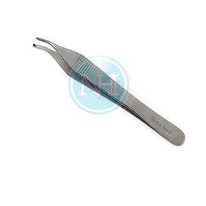 Pinzas para Tejidos de Venta Caliente, 1x2 Dientes, Delicadas, Curvadas, con Logotipo Personalizado - Product Image 2