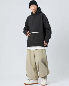 Pantalon de ski d'hiver avec logo personnalisé pantalon de snowboard en nylon imperméable surdimensionné coupe-vent vêtements d'extérieur réfléchissant grande taille - Product Image 6