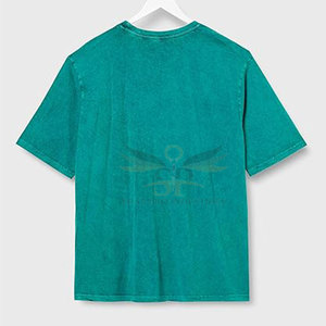 Vente chaude Logo Personnalisé Hommes Lavage À L'acide T-shirts Dernière Conception Respirant Lavage À L'acide T-shirts - Product Image 2