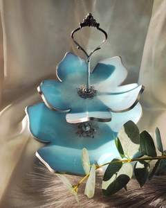 ROUND HANDMADE DIY 3 <b>Tier</b> Round Shape Fruit <b>Tray</b> Epoxy Mold Tea <b>Tray</b> Table Silicone Mold for Resin Arts - Product Image 2