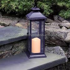 Farolillos marroquíes hechos de Metal negro mate de tendencia superior con vidrio para iluminación de Hotel Ramadán uso decorativo suelo/farol colgante - Product Image 5