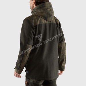 Veste de chasse d'hiver 100% laine, haute qualité, nouveau design, motif uni, imperméable, coupe-vent, respirante, coupe ample, matelassée, OEM/ODM - Product Image 3