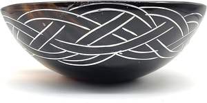 Tazón para Servir Alimentos Hecho a Mano con Cuerno Natural Pulido, Ecológico, Estilo Clásico, Apto para Lavavajillas, Artesanía Artística para Hotel - Product Image 4