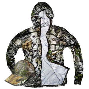 Custom Men's Camouflage Hunting Wear Breathable Print Pattern Jackets and Pants Moisture Wicking and Windproof - Product Image 3