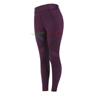 Direct Factory Sale Customizable Ladies Equestrian Leggings Anti-<b>Slip</b> Horse Riding Breeches Silicone Printing Sports Horse - Product Image 1
