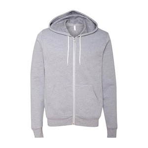 Gran oferta, sudaderas con capucha personalizadas, invierno, informal, de algodón, Polar, bolsillo lateral, cremallera, bordado, liso, teñido, Diseña tu propio - Product Image 4