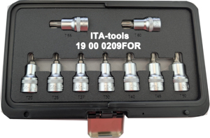 OEM ODM torx socket set 9pcs 1/2"Dr. professional <b>tools</b> from taiwan supplier more hand <b>tools</b> - Product Image 2