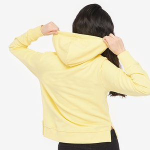 Sweats à capuche en coton vierge de haute qualité sweats à capuche surdimensionnés chauds d'hiver pour femmes pull décontracté sweat à capuche uni pour femmes - Product Image 3
