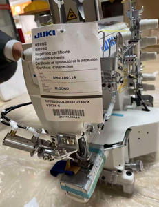 Máquina de coser de puntada de cubierta superior e inferior Juki 7223D-U10B56 de grado DIY, con cabezal semiseco, cama cilíndrica pequeña, construcción de acero y mango de plástico. - Product Image 5