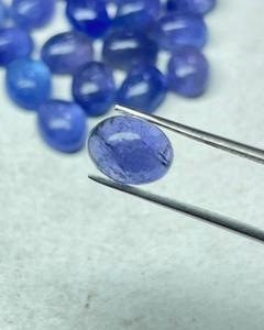 Cabujón de tanzanita de alta calidad de 7x9 MM, perfecto para anillos, colgantes y pendientes, joyería de piedra natal de diciembre, piedras preciosas pulidas - Product Image 2
