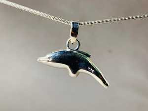 Mode 925 argent Sterling belle conception de dauphin pendentif tendance Style moderne pendentif bonne qualité pendentif cadeau de noël - Product Image 3
