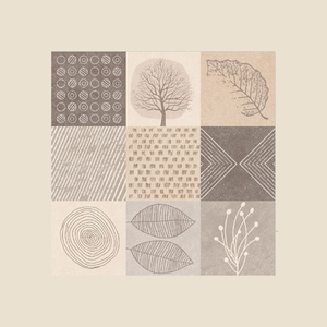 Carreau de porcelaine 3D décoratif Perla Brown 600x600mm Carreau de porcelaine contemporain fini haut de gamme à motifs uniques - Product Image 1