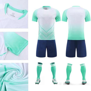 Uniforme de football à séchage rapide personnalisé de qualité supérieure vêtements de football sublimation uniforme pour clubs maillot de football noir vert 2025 - Product Image 2