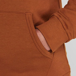 Wholesale <b>Men's</b> Hoodies Without Drawstring Custom Print Embroidery Logo Cotton Unisex Pullover Hoodie <b>for</b> <b>Men</b> - Product Image 2