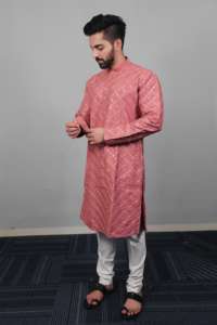 Ropa y Accesorios Tradicionales Musulmanes, Sherwani de Seda para Niños - Product Image 2