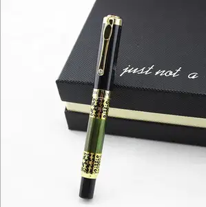 Luxuriöse vergoldete Rolls tift feine Spitze und eleganter Look Premium-Stift für Corporate Überraschung Business Class Geschenk grüne Farbe