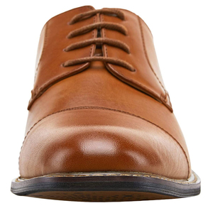 Zapatos de cuero marrón para hombre de alta calidad que ofrecen durabilidad, elegancia y acabado de cuero premium, costuras y suela resistente. - Product Image 2