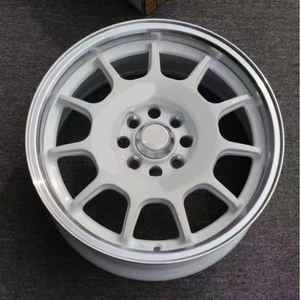 Tiptop <span class=keywords><strong>15</strong></span> pulgadas neumáticos de rueda de aleación del mercado de accesorios 35Mm Offset <span class=keywords><strong>4X100</strong></span> 8X100/114,3 15X7.0J <span class=keywords><strong>llantas</strong></span> con labio de máquina negro - Product Image 1
