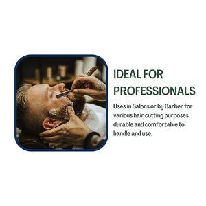 Barbe Rasoirs Salon Utiliser Rasage Rasoir Fantaisie Poignée Barbier Rasoirs Pour Hommes En Acier Inoxydable Allemand - Product Image 6