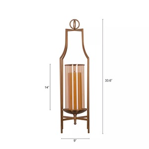 Bougeoir décoratif en métal pour les anniversaires de mariages et anniversaires emballés dans un carton pour les fêtes - Product Image 6