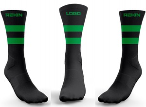 Calcetines deportivos de poliéster de calidad premium para hombre, diseño de logotipo personalizado en colores de equipo, calcetines de equipo de fútbol Atlético - Product Image 6