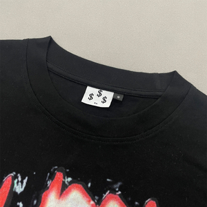 Custom Manufacturer Heavyweight Distressed Cropped Boxy Fit <b>Tshirt</b> Oversized Boxy Drop Shoulder T-shirt for <b>Men</b> - Product Image 3