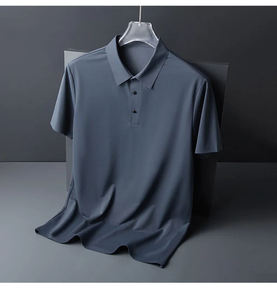 Novedad en camisetas polo 2025 para hombre, ropa informal y de negocios, perfecta para los veranos, camisas de tela de alta calidad con tacto refrescante para hombre - Product Image 2