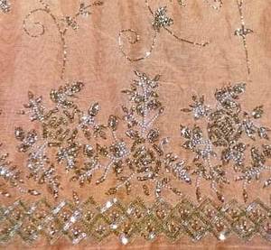 Diseñador moderno sin coser bordado a mano hermosos trajes Premium para mujeres moda india-Fiestas de estilo tradicional hacia adelante - Product Image 3