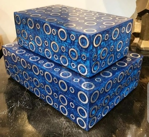 Handmade Resin Inlay Indian Design <b>Wooden</b> <b>Storage</b> <b>Box</b> with Customizable Options and Handcrafted Features - Product Image 2