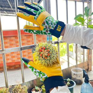 Guantes de seguridad de cuero de vaca para mujer, a prueba de espinas, resistentes a perforaciones, pantalla táctil, Compatible con logotipo personalizado para trabajos de jardinería - Product Image 3