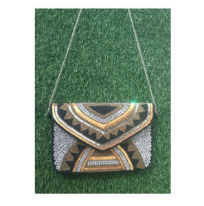 Sac de messager en toile durable pour femme bohème brodé perlé pour soirée shopping pochette de mariage indien sac à bandoulière afghan - Product Image 2