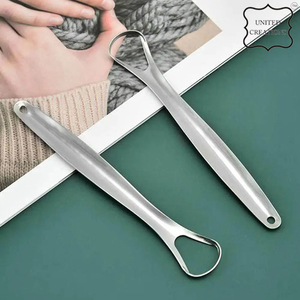 Wholesale Pure Stainless Steel Tongue <b>Scraper</b> Personal Care Oral <b>Cleaning</b> Tongue <b>Scraper</b> Surgical Grade Oral <b>Cleaning</b> - Product Image 6