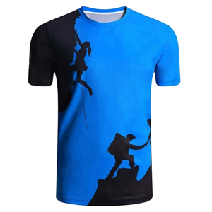 T-shirt à manches courtes pour homme, taille plus, en jersey de coton et polyester, écologique, séchage rapide, sublimé, avec graphisme personnalisé, pour le sport et la gym - Product Image 3