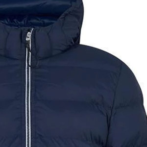 High Quality Men's Winter Hooded Puffer Jacket Stand Collar 100% Polyester Breathable <b>Windproof</b> Eco-Friendly Sustainable - Product Image 4