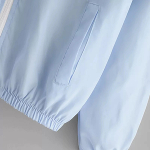 Chaqueta cortavientos para mujer de Otoño Invierno, servicios OEM hechos a medida, nuevo diseño con colores personalizados y logotipo, suministro al por mayor - Product Image 4