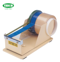 Dispensador de Cinta Adhesiva de Escritorio YBICO T9600, Antideslizante, de Plástico/Metal, con Capacidad para Cintas de hasta 3 Pulgadas de Ancho, Color Personalizado Disponible, Certificado REACH
